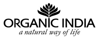 ORGANIC INDIA A NATURAL WAY OF LIFE logo