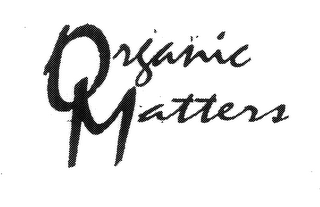ORGANIC MATTERS logo