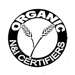 ORGANIC N&I CERTIFIERS logo