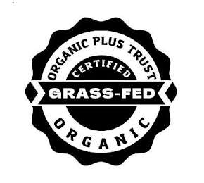 ORGANIC PLUS TRUST CERTIFIED GRASS-FED ORGANIC logo