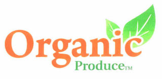 ORGANIC PRODUCE logo