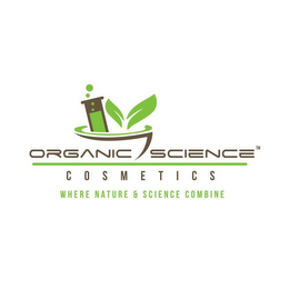 ORGANIC SCIENCE COSMETICS WHERE NATURE & SCIENCE COMBINE logo
