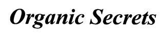 ORGANIC SECRETS logo