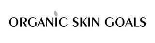 ORGANIC SKIN GOALS logo