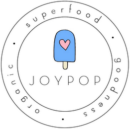 · ORGANIC · SUPERFOOD · GOODNESS JOYPOP logo