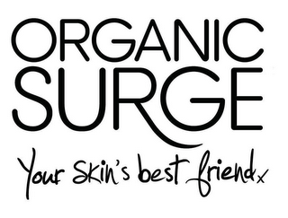 ORGANIC SURGE YOUR SKIN'S BEST FRIENDX logo
