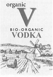 ORGANIC V BIO-ORGANIC VODKA logo