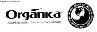 ORGANICA REMARKABLE PRODUCTS FROM NATURE'S OWN LABORATORY logo