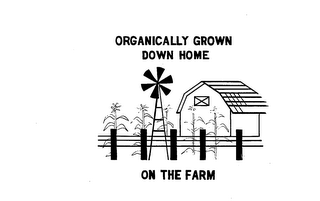 ORGANICALLY GROWN DOWN HOME ON THE FARM logo