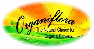 ORGANIFLORA THE NATURAL CHOICE FOR ORGANIC FLOWERS logo