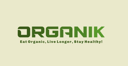 ORGANIK EAT ORGANIC, LIVE LONGER, STAY HEALTHY! logo