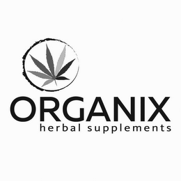 ORGANIX HERBAL SUPPLEMENTS logo