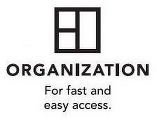 ORGANIZATION FOR FAST AND EASY ACCESS. logo