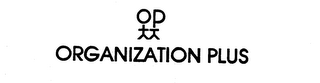 ORGANIZATION PLUS OP logo