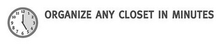 ORGANIZE ANY CLOSET IN MINUTES logo