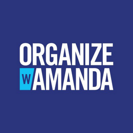 ORGANIZE W AMANDA logo