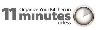 ORGANIZE YOUR KITCHEN IN 11 MINUTES OR LESS logo