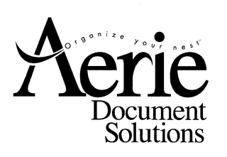 ORGANIZE YOUR NEST AERIE DOCUMENT SOLUTIONS logo