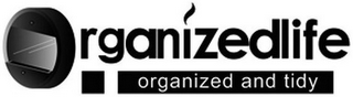 ORGANIZEDLIFE ORGANIZED AND TIDY logo