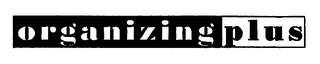 ORGANIZING PLUS logo