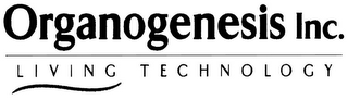 ORGANOGENESIS INC. LIVING TECHNOLOGY logo