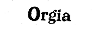 ORGIA logo