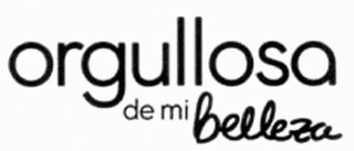 ORGULLOSA DE MI BELLEZA logo