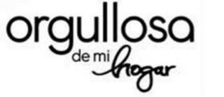 ORGULLOSA DE MI HOGAR logo