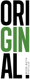 ORI GIN AL MICRO BATCH DISTILLED logo
