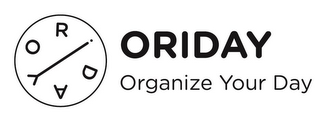 ORIDAY ORIDAY ORGANIZE YOUR DAY logo