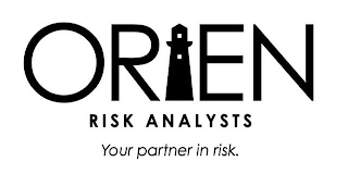 ORIEN RISK ANALYSTS YOUR PARTNER IN RISK. logo