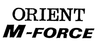 ORIENT M-FORCE logo