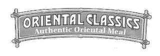ORIENTAL CLASSICS AUTHENTIC ORIENTAL MEAL logo