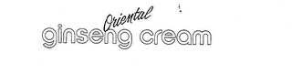 ORIENTAL GINSENG CREAM logo