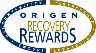 ORIGEN RECOVERY REWARDS INCOME ACCOUNTABILITY PARTNERSHIP INVESTMENT logo
