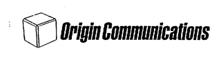 ORIGIN COMMUNICATIONS logo