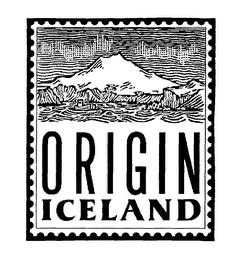 ORIGIN ICELAND logo