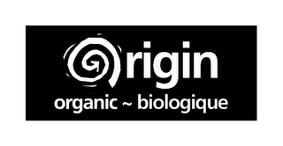ORIGIN ORGANIC BIOLOGIQUE logo