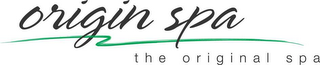 ORIGIN SPA THE ORIGINAL SPA logo