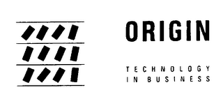 ORIGIN TECHNOLOGY IN BUSINESS logo