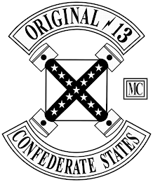 ORIGINAL 13 CONFEDERATE STATES MC logo