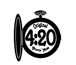 ORIGINAL 4 20 GROOVIN' MUSIC logo