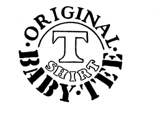 ORIGINAL BABY TEE T SHIRT logo