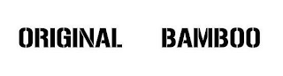 ORIGINAL BAMBOO logo