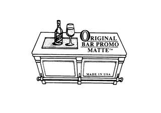 ORIGINAL BAR PROMO MATTE MADE IN USA logo