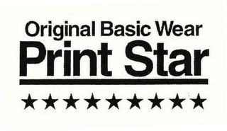 ORIGINAL BASIC WEAR PRINT STAR logo