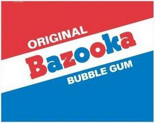 ORIGINAL BAZOOKA BUBBLE GUM logo