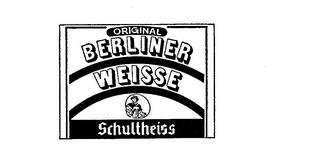 ORIGINAL BERLINER WEISSE SCHULTHEISS logo