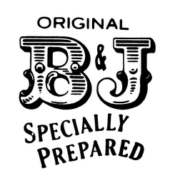 ORIGINAL B&J SPECIALLY PREPARED logo