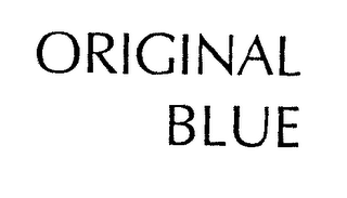 ORIGINAL BLUE logo
